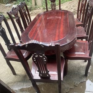 Bộ bàn ghế ăn 9 món